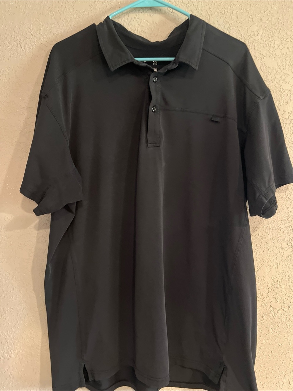 Arc'teryx Men’s Black Short Sleeve Polo XXL Captive Performance Shirt Stretch